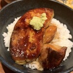 十番右京 - 和ダレのフォアグラご飯