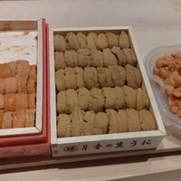 渋谷 鮨 まつもと - 食べ比べのウニ