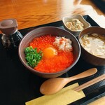 蟹と酒盃 かに八 - (ランチ)かに屋のTKG定食