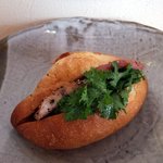 パン家アストレア - 【2013.217】合鴨のパストラミサンド(220円)