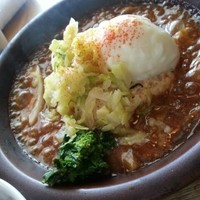 やさい家めい 表参道ヒルズ本家 - とろとろ温玉のせ！豆腐つくねハンバーグ