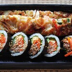 カンナムキンパ - ハーフ＆ハーフ（プルコギキンパ・海鮮チヂミ）