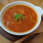 デリシャストマトファームカフェ - 完熟トマトスープ
