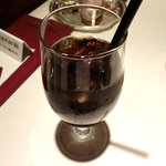 ロウリーズ・ザ・プライムリブ 東京 - サラダブッフェ 1500円 のアイスコーヒー