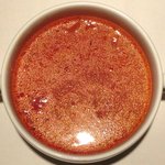 ロウリーズ・ザ・プライムリブ 東京 - サラダブッフェ 1500円 の温製ミネストローネスープ