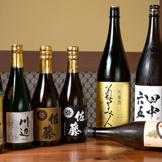 We have a wide selection of local sake from Kyushu that goes well with our signature dishes.