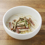 ベーコンときのこのクリームスープ