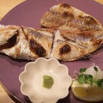 うみからそらへ - イトヨリの塩焼きです