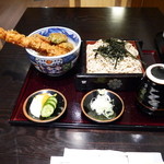 島彦本店 - 天丼セット1,300円