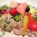 サラダブッフェ 1500円 のサラダ16種類盛り合わせ(1回目)