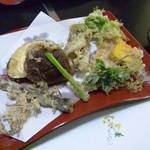 どんまい - 2013.3. \2,000コースの春野菜天ぷら