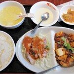 桂園 - 料理写真:『今日の2種類のおかず定食』