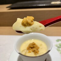 名古屋 栄 鮨 栄華 - 茶碗蒸し