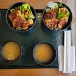 Kurumaya Kougen Sukaipu Raza - 車山ソースかつ丼(税込1,200円)