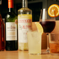 自家製レモンチェッロソーダ