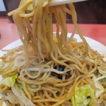 中華珍満 - 塩やきそばは細麺です