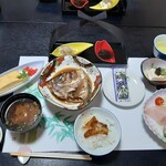 旨さ納得の宿 香潮 - メインはもうひとつ出ました。鯛の兜煮。トロトロの目玉の周りが1番美味しかったです