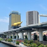 吾妻橋 やぶそば - 駒形橋からの眺め