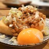 大衆酒場 ろくふみ - 納豆厚揚げ(350円)