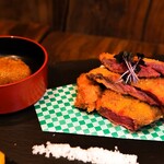 焼肉串ろっきー - 希少部位シンタマの牛カツ