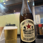Una tetsu - ★サッポロラガービール（中）　500円