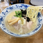 きくや - 鴨と牡蠣の白湯仕立て〜山椒添え〜