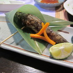 弘寿司 - メヒカリの焼き物　ほろ苦さがいいですね