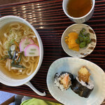 菰野倶楽部ジャックニクラウスコース クラブハウスレストラン - かけうどん0円＋天巻385円（鈴友）