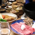 Nikusukishabu To Wain To Akita No Jizake Akifuji - 