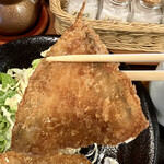 Akasaka Wakasa - アジフライと白身魚フライランチ1,000円