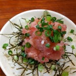 灼味噌らーめん 八堂八 - ネギトロのっけ飯 300円