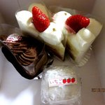 オランダ家 - 料理写真:ロイヤルショート＆チョコトルテ＆苺大福