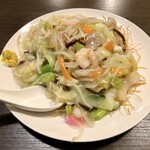 博多もつ鍋 もつ喜 - 皿うどん（900円）