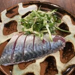 キッチン わたりがらす - 鮮魚のカルパッチョ（締め鯖）