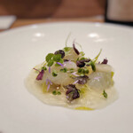 アマラントス - Carpaccio　小田原港カサゴ トマトのジュレ