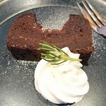 リーテンコーヒー - ガトーショコラ アップ