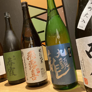《日本酒のセットメニュー有》限定酒など季節のお酒も楽しめます
