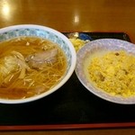 桃林 - 半チャーハンラーメンセット