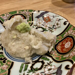 蕎麦に銘酒 蔵美庭 - そばがき〜R2産埼玉三芳在来手刈り天日干し