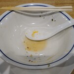 手打式超多加水麺 ののくら - 余裕の完飲