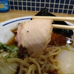 手打式超多加水麺 ののくら - 鶏ムネ肉