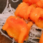 すし善 - ホヤはオレンジ色