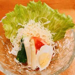 すし善 - 野菜サラダ
