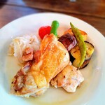 イシオノ - 私　とりもも肉のソテー　1400円