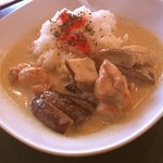 オブライトカフェ - lunch green curry ¥500