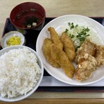 竹野食堂 - 人気No.1　チキトリ定食￥700