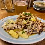 麦酒宿 まり花 道玄坂 - ガツ刺し　430円