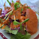 ドゥルガ　ダイニング - ドレッシング最高～～サラダ