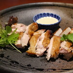 Oven-roasted Tajima chicken with balsamic sauce