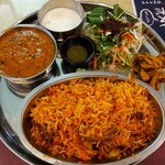 インド料理 ナジィル - ビリヤニランチセット1